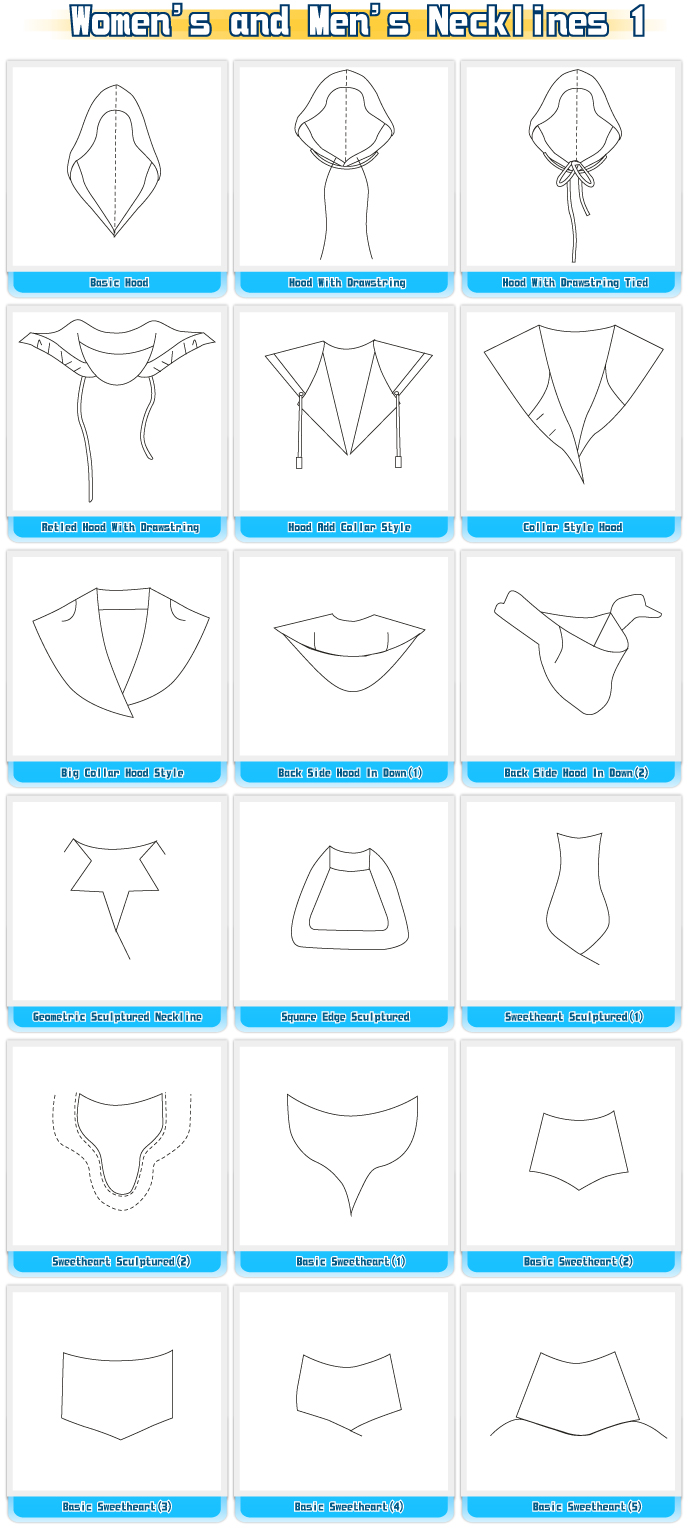 Design options-Women's and Men's Necklines 1-shirt- 20101127