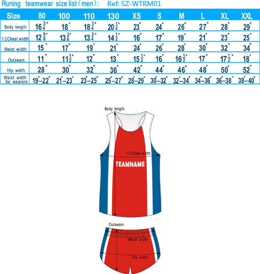 runing teamwear size list men-20121127_igift