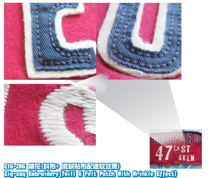 logo2-Zig-Zag-Embroidery-Twill-Felt Patch With Wrinkle Effect-1-20111015