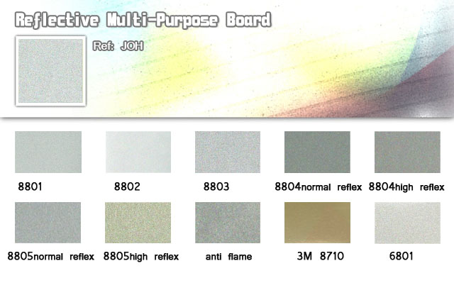 Fabric-JOH-Reflective Multi Purpose Board -20101010