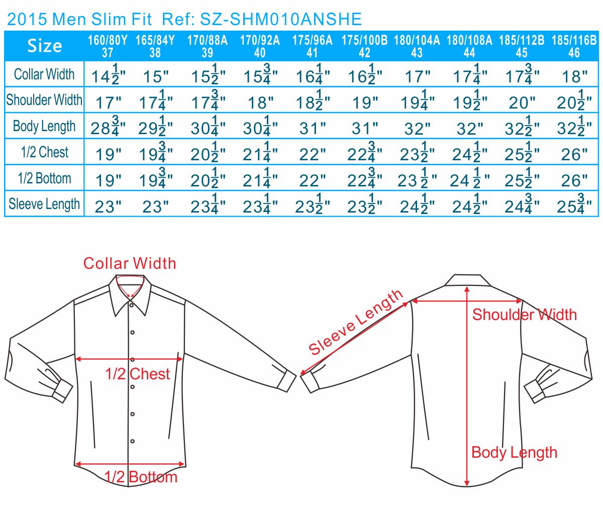 2015 Men Slim Fit