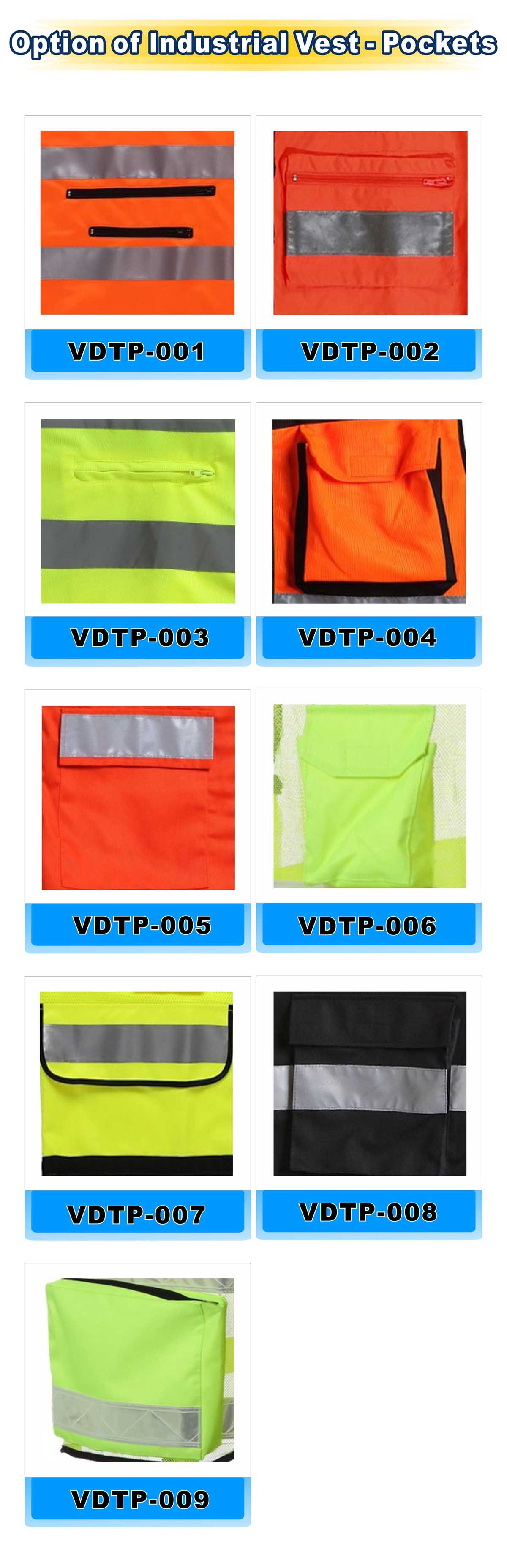 Option of lndustrial Vest-Pockets