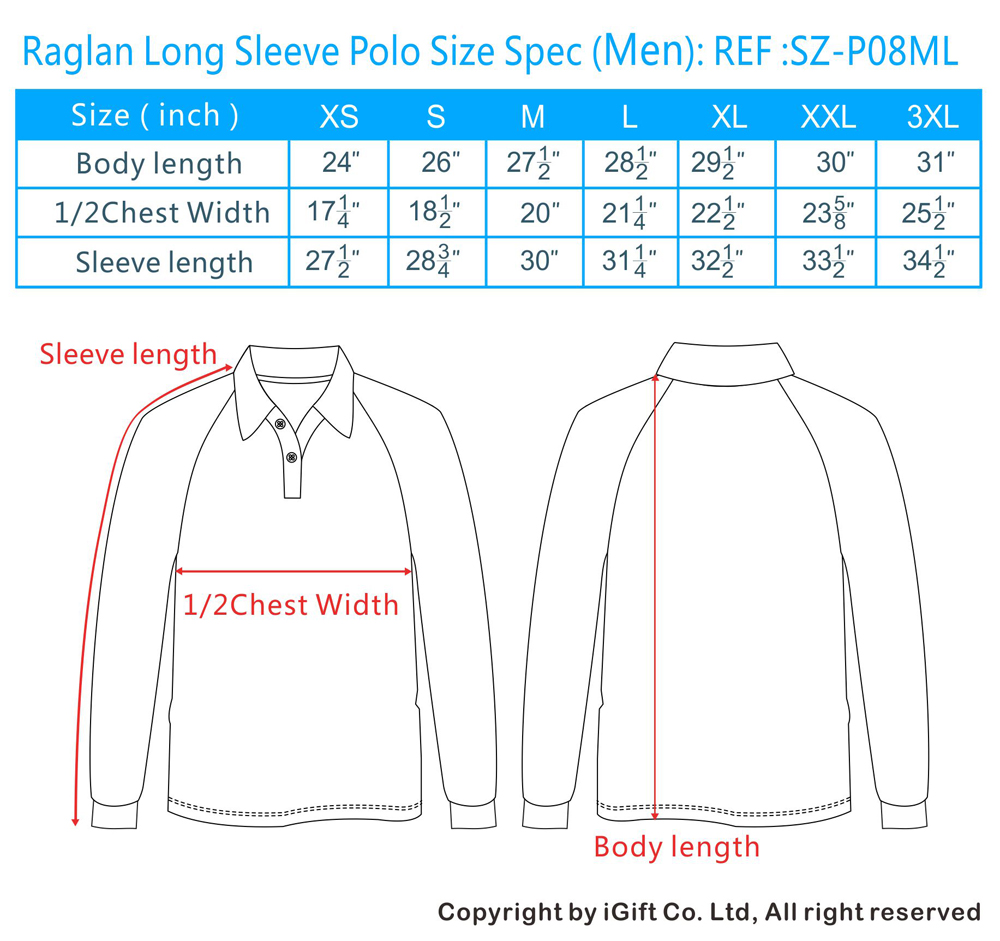 polo t shirt size chart, polo tshirt size guide, mens polo t shirt