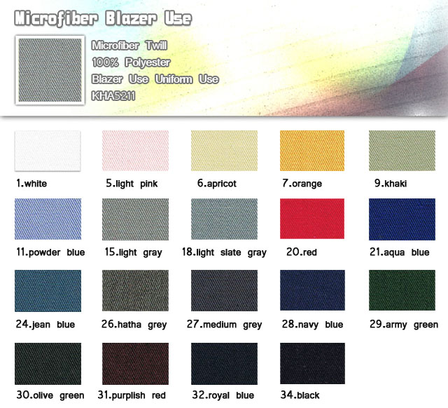 Fabric-100%-Polyester-Microfiber twill-Stay press-Microfiber Blazer Use-20091022_igift