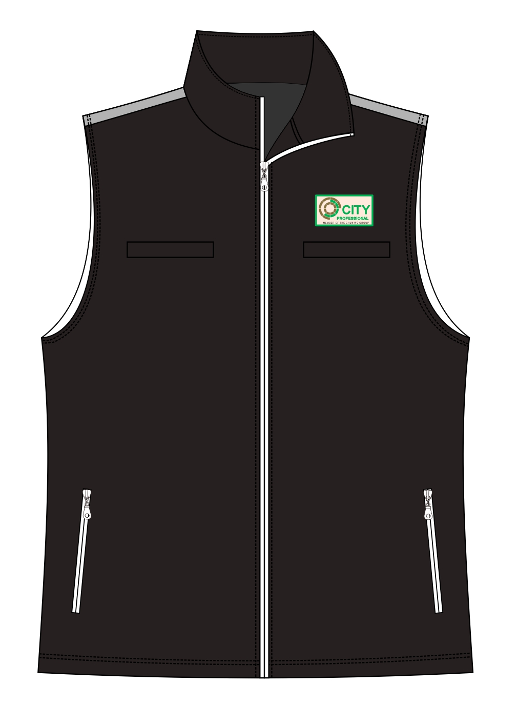 sleeveless jacket with chest pockets jpg, sleeveless jacket with
