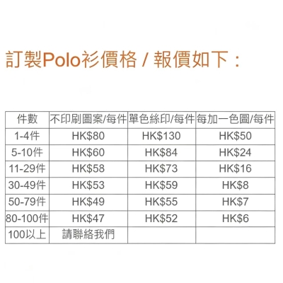 polo衫價錢訂製 - iGift