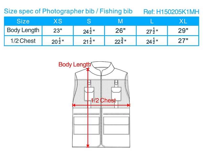 safety vest sizing, hi vis vest size guide, plus size reflective vest ...