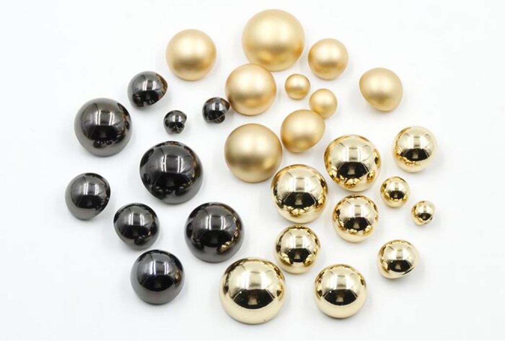 ZJ    球面蘑菇金屬高腳扣   襯衫扣  鋅合金電鍍  10mm 12mm 16mm  18mm  20mm  23mm  25mm