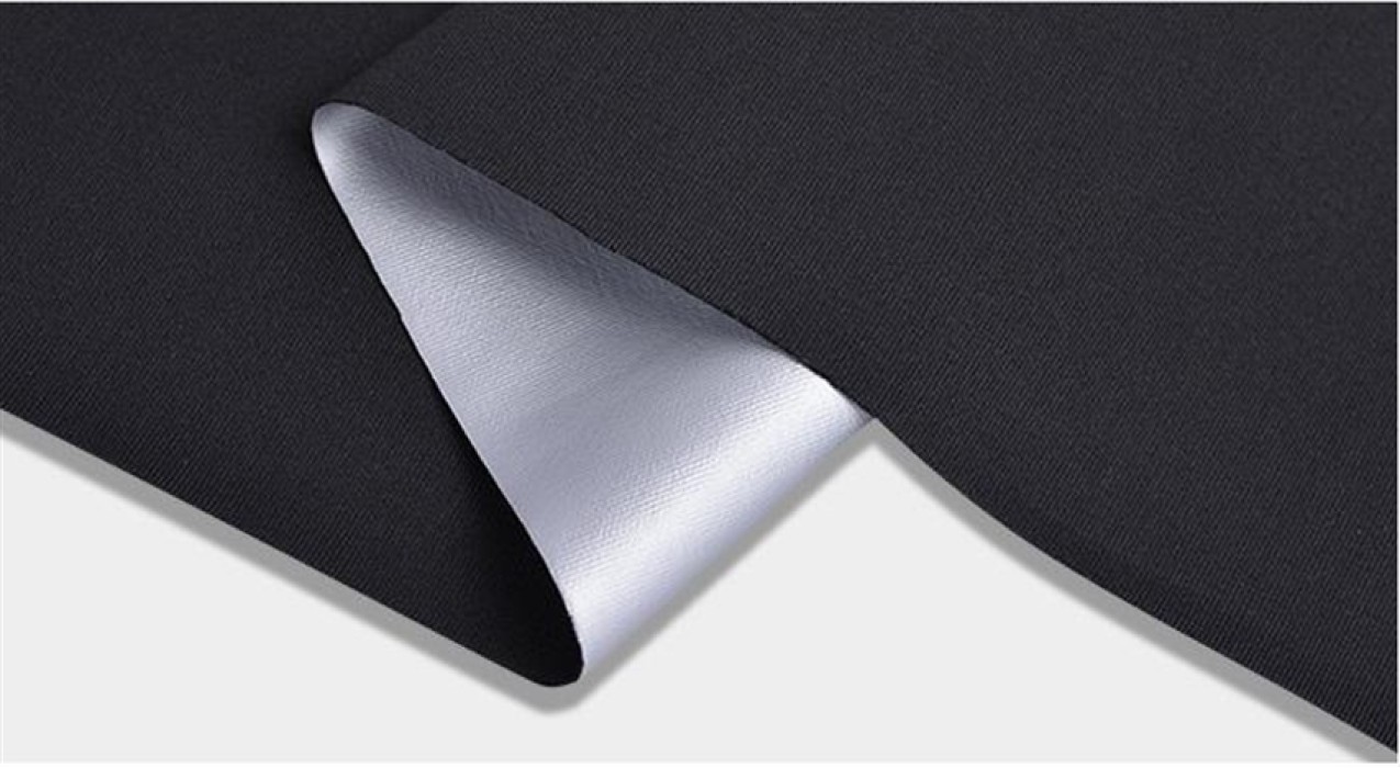 DG-BG milk silk composite fabric waterproof PU silver film burst shirt fabric Width 142 Grams Weight: 210g Polyester