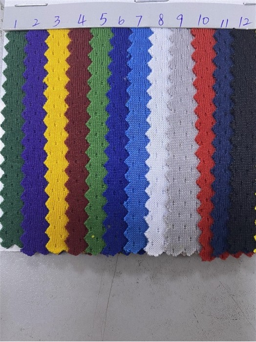 ZJ-DC S0242 Bird's Eye Weight: 220GSM Width: 185CM Composition: 100%Polyester Moisture-wicking