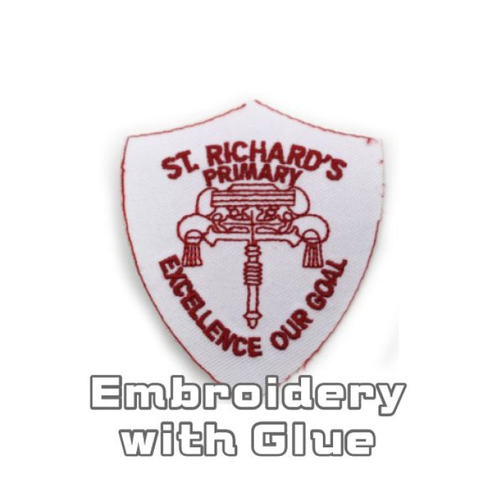 Embroidery with Glue