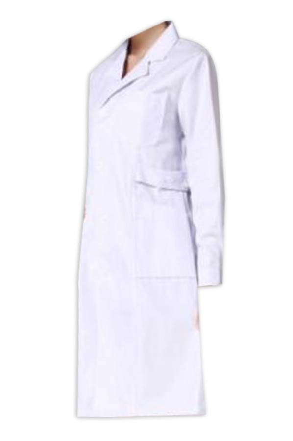 custommade longsleeved doctor robe design lapel laboratory pharmacy