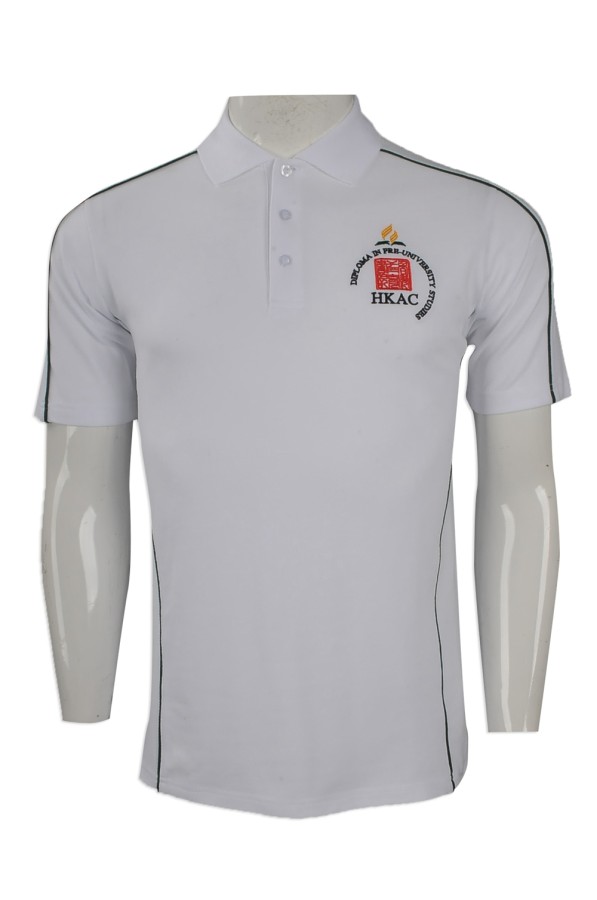 Tailored Men's Short Sleeve Polo Shirt Group Customized Print Logo