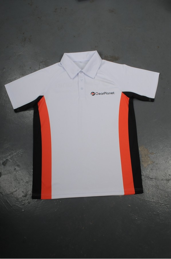 Samples for men's shortsleeved Polo shirts Customized contrast short