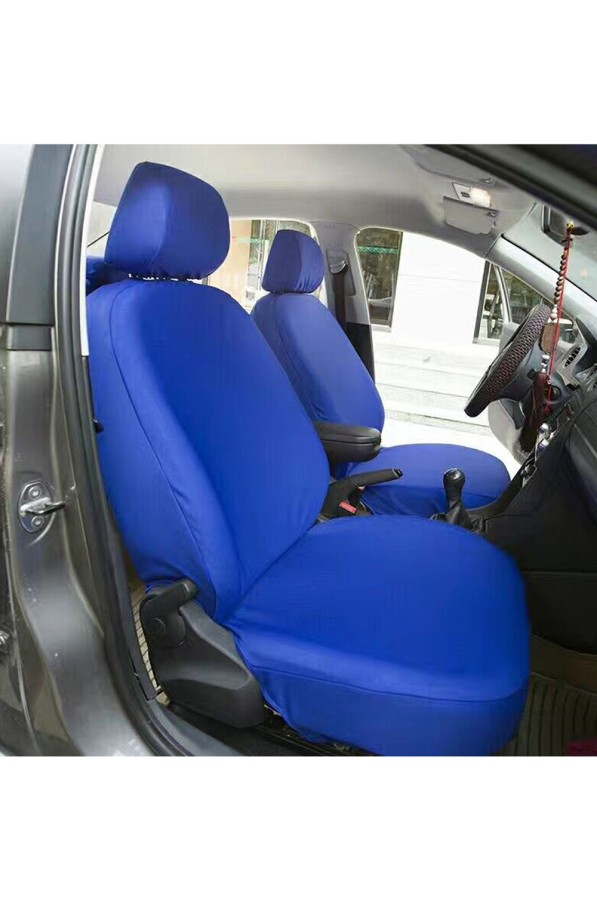 design taxi seat cover pure blue and white seat cover taxi supplier