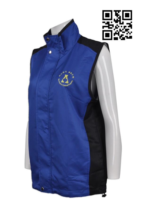 order museum work vest bulk order vest/volunteer coat uniform mesh back