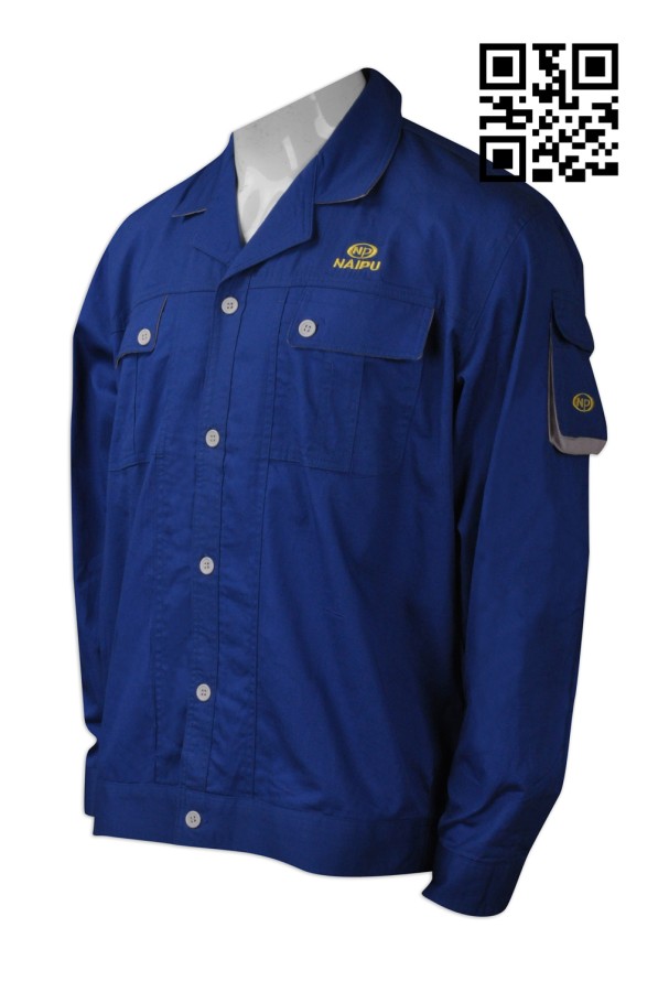 Customize industrial coats Tailormade industrial uniform workwear