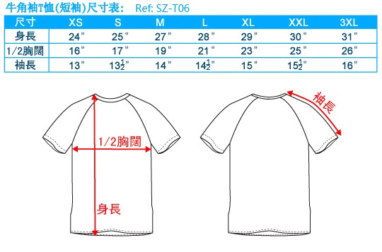 尺碼-çè§è¢Tæ¤å°ºå¯¸è¡¨-çè¢-20130810
