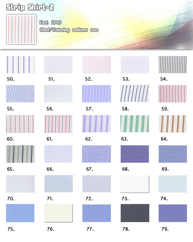 Fabric-strip shirt-2-chef-catering uniform use-20101013