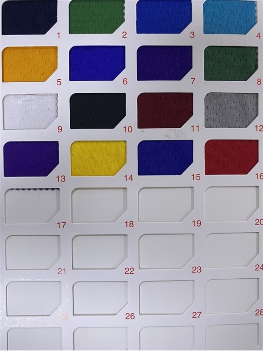 DG-PF WA56 Double-layer mesh Width: 185CM Weight: 150GSM Composition: 100Polyester Moisture wicking