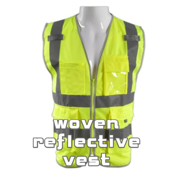 Woven reflective vest
