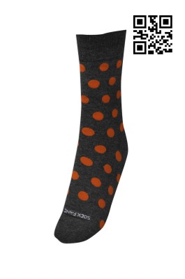 SOC027 製作斑點長筒襪  訂購個性波點長襪  保暖長襪  大量訂造襪子  襪子製造商