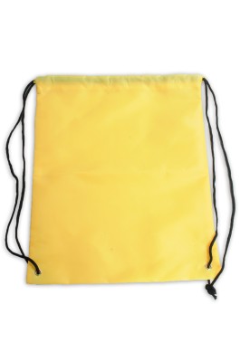 DWG022 設計淨色束口袋 背袋 100%滌 索繩袋製造商      #34*43cm   