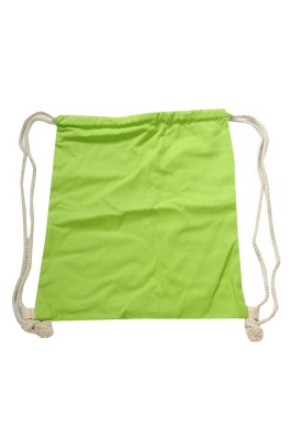 DWG023 下單訂做索繩袋 100%滌 螢光綠帆布袋 索繩袋生產商    #12*16cm