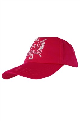 製做紅色棒球帽   設計繡花logo棒球帽   馬術   比賽   馬術運動  馬術學院  馬術協會  棒球帽製造商   HA327
