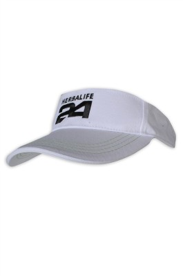 HA321 制訂太陽帽 魔術貼 空頂帽款式 Logo 太陽帽生產商