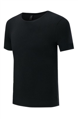SKT031 製造圓領短袖T恤 設計淨色T恤 T恤中心