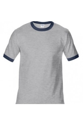 SKT045  Gildan 藍色/灰色FA295短袖男装T恤 76600 T恤速印  透氣T恤 T恤供應商 T恤價格
