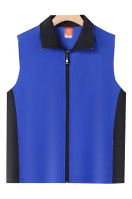SKV019  製造拼色志願者背心外套  訂製隱形拉鏈袋口戶外廣告 推廣活動背心外套  背心外套供應商
