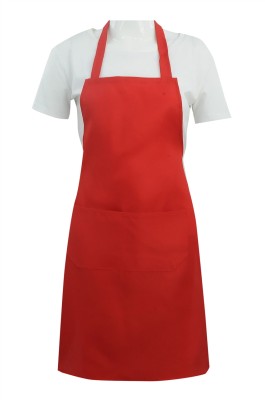 大量訂做掛頸圍裙   個人設計紅色防水餐飲圍裙  圍裙專門店  SKAP116