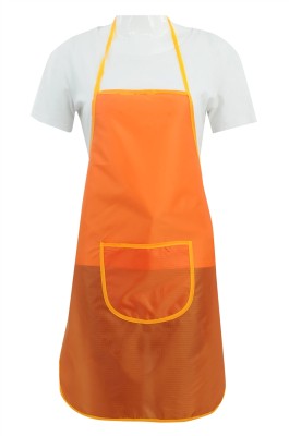 製造橙色防水圍裙   供應牛津布格子紋綁帶圍裙  圍裙製衣廠 SKAP121