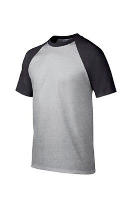Gildan 灰色/黑色FB295短袖男装T恤 76500 撞色顯瘦彈力T恤 T恤批發 T恤訂製香港 T恤價格