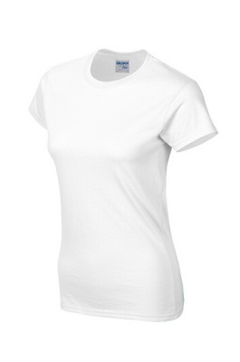Gildan 白色 030 短袖女圓領T恤 76000L 女裝T恤速印  透氣T恤 T恤供應商 T恤價格