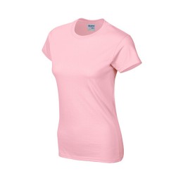 Gildan 淺粉色 020 短袖女圓領T恤 76000L 女裝T恤訂製 現貨T恤印字 速印T恤 T恤價格  t-shirt07 Gildan 淺粉色 020 短袖女圓領T恤 76000L 女裝T恤訂製 現貨T恤印字 速印T恤 T恤價格  t-shirt07