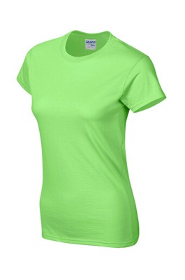 Gildan 淺綠色 012 短袖女圓領T恤 76000L T恤訂製 女裝T恤批發 T恤價格
