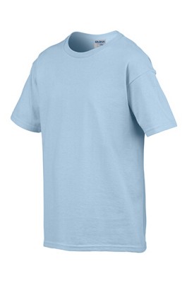Gildan 淺藍色 069 短袖兒童圓領T恤 76000B 童裝T恤訂製 純色童裝T恤 印字童裝 T恤價格