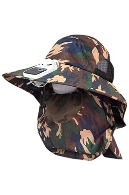 訂購釣魚漁夫帽  自訂太陽能風扇行山漁夫帽漁夫帽供應商 SKHA029