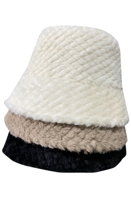 訂做毛絨漁夫帽   時尚設計淨色格子紋漁夫帽漁夫帽中心 SKHA031