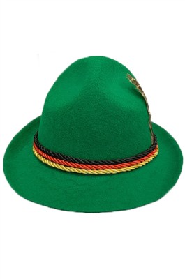 訂做德國啤酒帽  時尚設計禮帽羽毛帽 主題餐廳 禮帽供應商 SKHA036