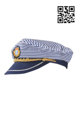 SKHJM-013 訂購間條海軍用帽  製造藍色海軍帽 網上下單軍帽 軍帽專門店   全棉 海軍帽價格