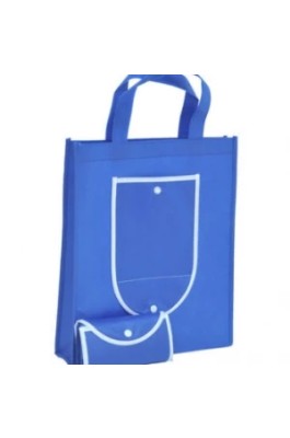 SKHBD 彩藍色折疊式環保袋   個人訂做折疊式環保袋  折疊式環保袋製造商  環保袋價格  無紡布   80G 環保袋價格