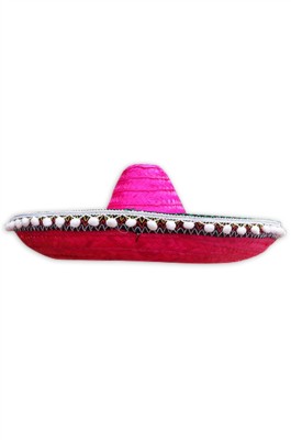 訂購萬聖節派對草帽  時尚設計彩色墨西哥民族風情表演帽 草帽供應商  SKB006