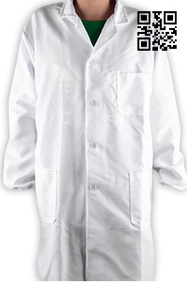SKU014 白大褂 設計醫生袍 訂購實驗袍 聚酯纖維100％ 白大褂供應商 醫生袍價格