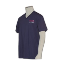 T250 訂做運動Tee  訂製V領t-shirt   運動Tee製造商 hk    寶藍色 T250 訂做運動Tee  訂製V領t-shirt   運動Tee製造商 hk    寶藍色