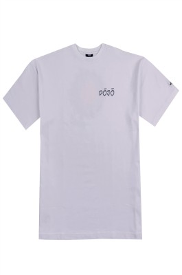 訂購白色直角袖T恤  時尚設計圓領印花T恤  T恤專門店  道場 飛鏢 T1088