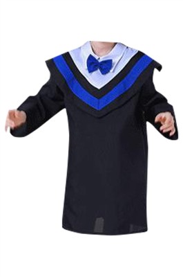 SKDA031  製造長袖畢業袍  訂製後背綁帶 蝴蝶結畢業袍 幼兒園 小學畢業袍 畢業袍供應商